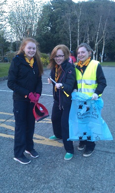 Raheny Guides Tidy Village