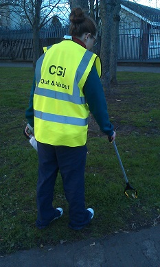 Raheny Guides Tidy Village