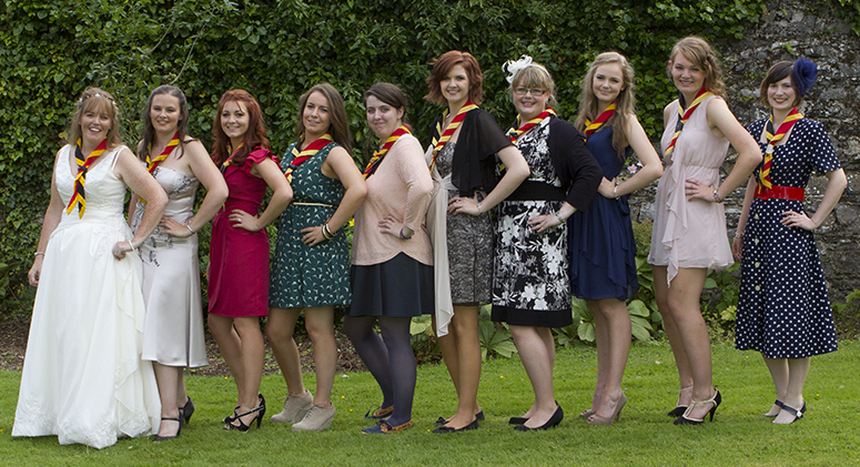 Guiders at a wedding